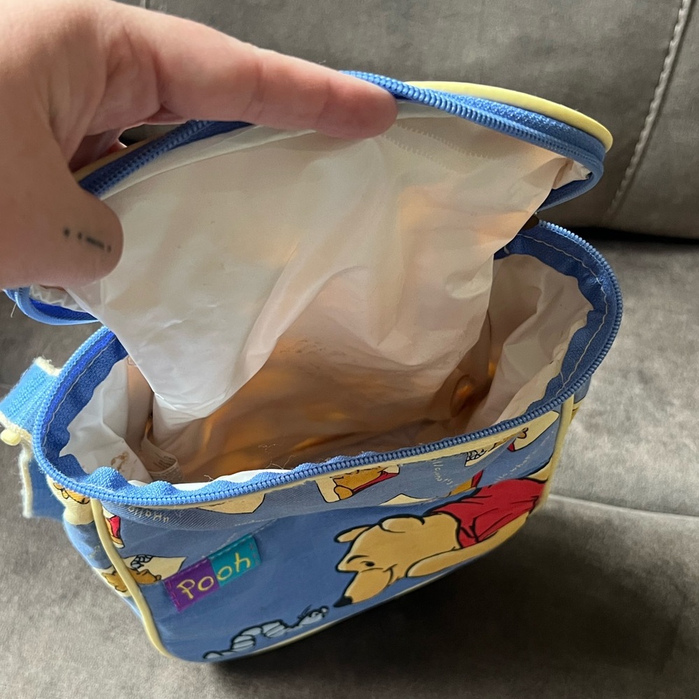 Winnie the‎ Pooh Soft Lunchbox/Diaper Bag VTG - Picture 4 of 5